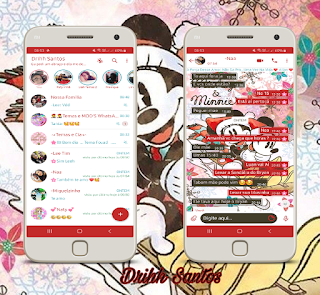 Mickey & Minnie Theme For YOWhatsApp & Fouad WhatsApp By Driih Santos