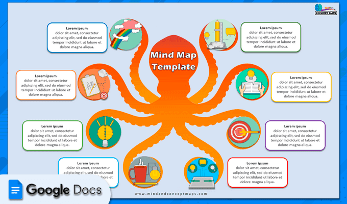 27. Octopus Mind Map Google Docs Template