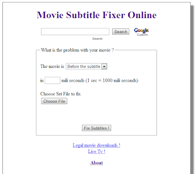 How to fix subtitle, if it is before or after the movie video?