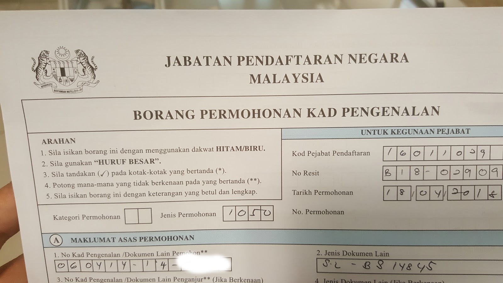 Pertukaran Kaum Dalam Surat Beranak