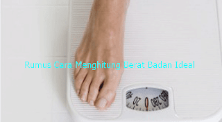 Rumus Cara Menghitung Berat Badan Ideal