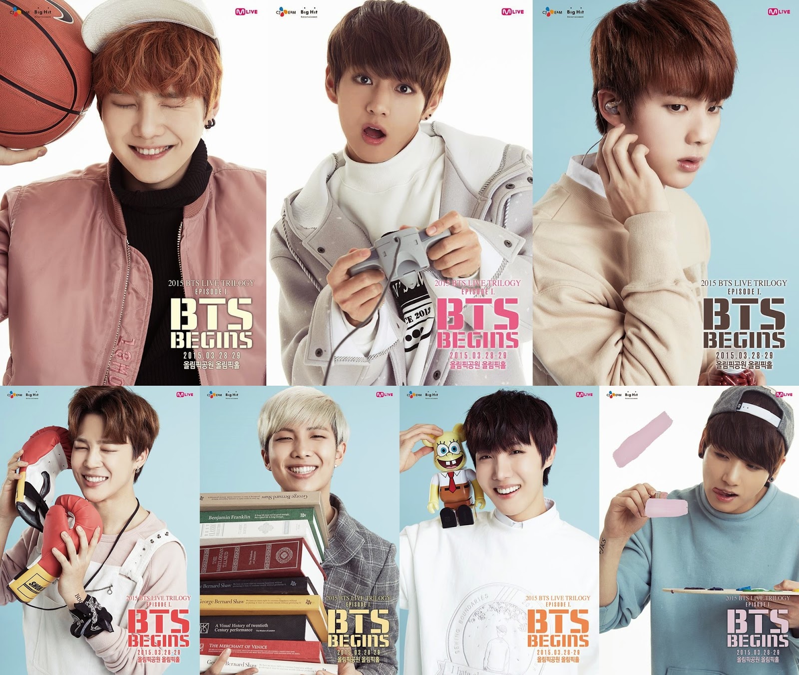  BTS  release solo concert posters for 2019 BTS  LIVE 