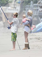 Tori Spelling Malibu Beach Pics