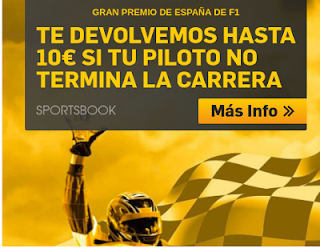 betfair GP F1 España si tu piloto no termina devolucion 13 mayo