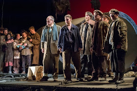 Eddie Wade, Helen Sherman and ensemble in L'Assedio di Calais English Touring Opera,  photography Richard Hubert Smith