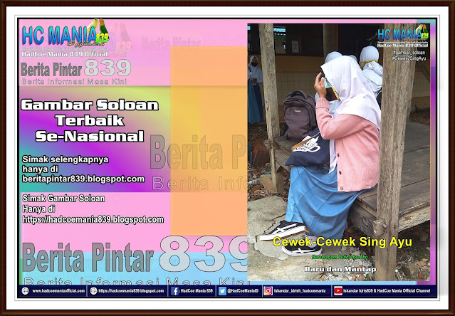 Gambar Soloan Terbaik Se Nasional khas Gambar Siswa-Siswi SMA 1 Ngrambe dari Buku Album Gambar Soloan Edisi 14