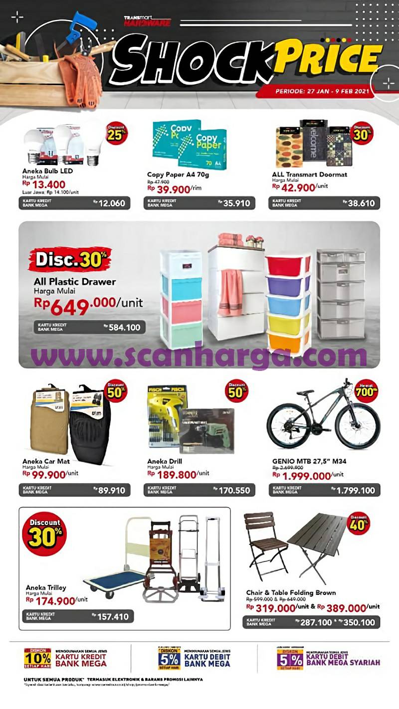 Carrefour Transmart Katalog Promo TRANSHARDWARE SHOCK PRICE