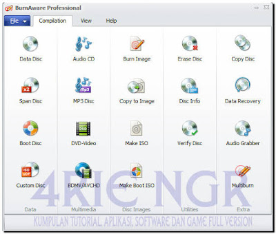 BurnAware Professional 12.1 Full Version