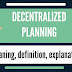 Decentralized planning (economics)