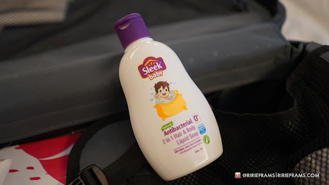 review SLEEK BABY NATURAL ANTIBACTERIAL 2IN1 HAIR & BODY LIQUID WASH 