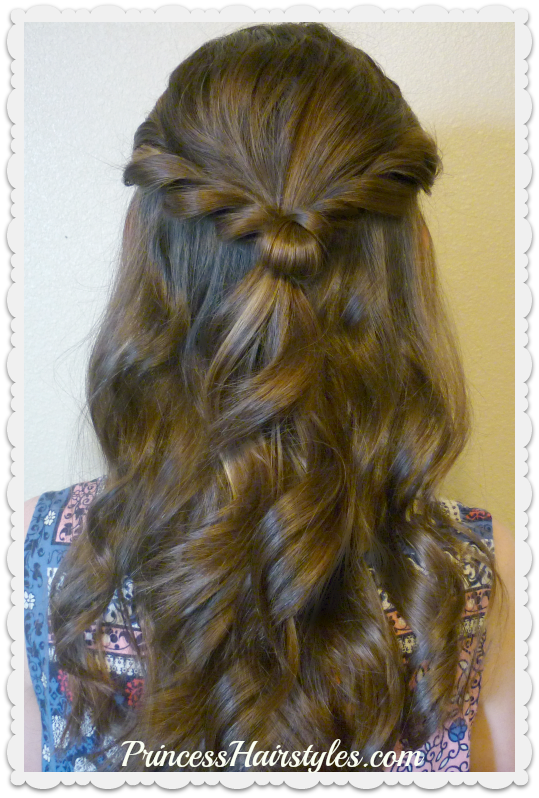Prom Hairstyle, Romantic Twist Half Up  Hairstyles For Girls  Princess Hairstyles