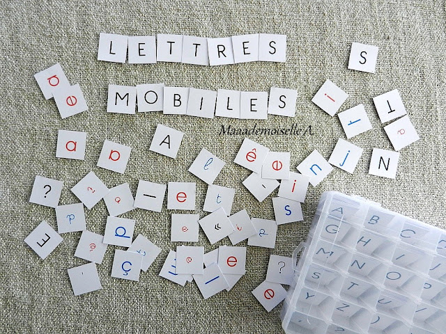 || Lettres mobiles, Cursif ou Script