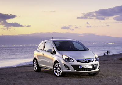 2011 Opel Corsa on sea