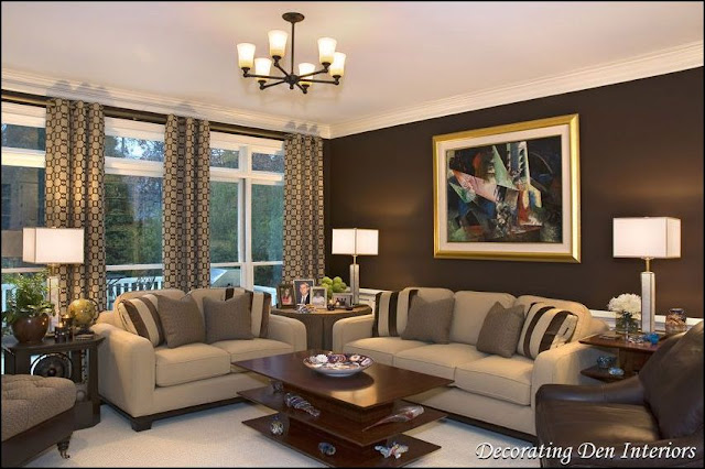 Brown Paint Color Ideas For Living Room