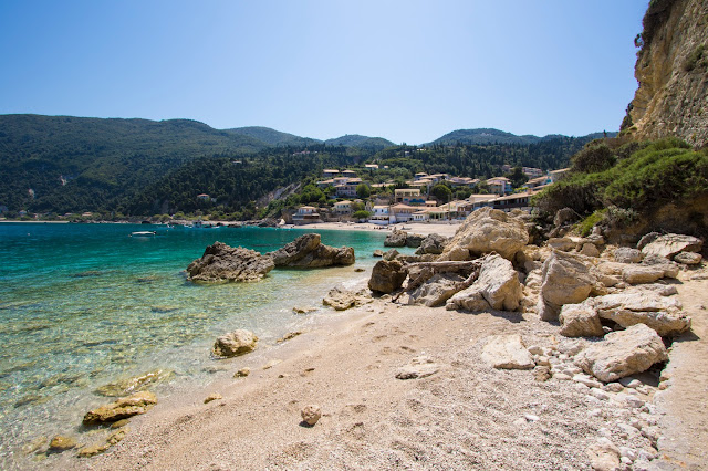 Spiaggia e mare di Agios Nikitas-Lefkada