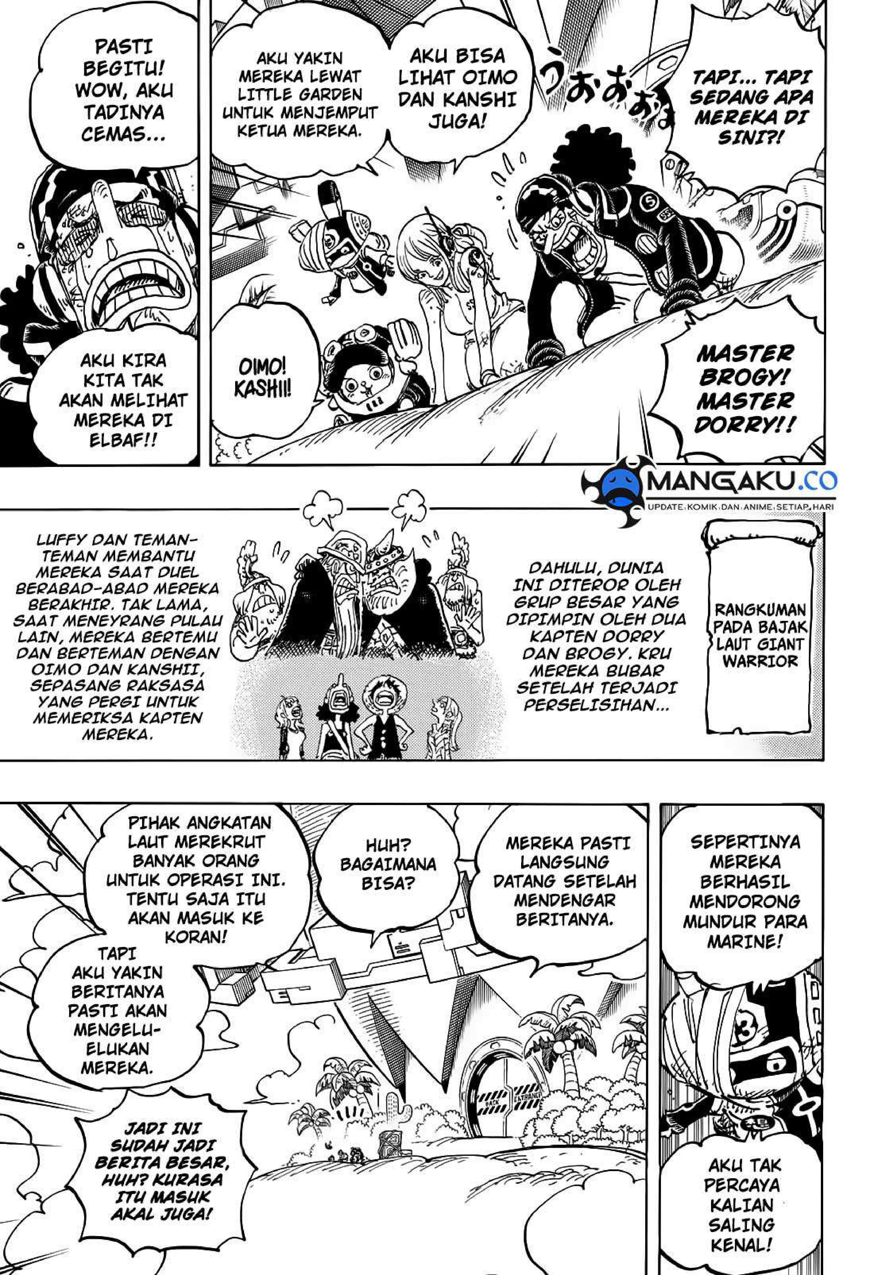 Manga One Piece Chapter 1107 Bahasa Indonesia