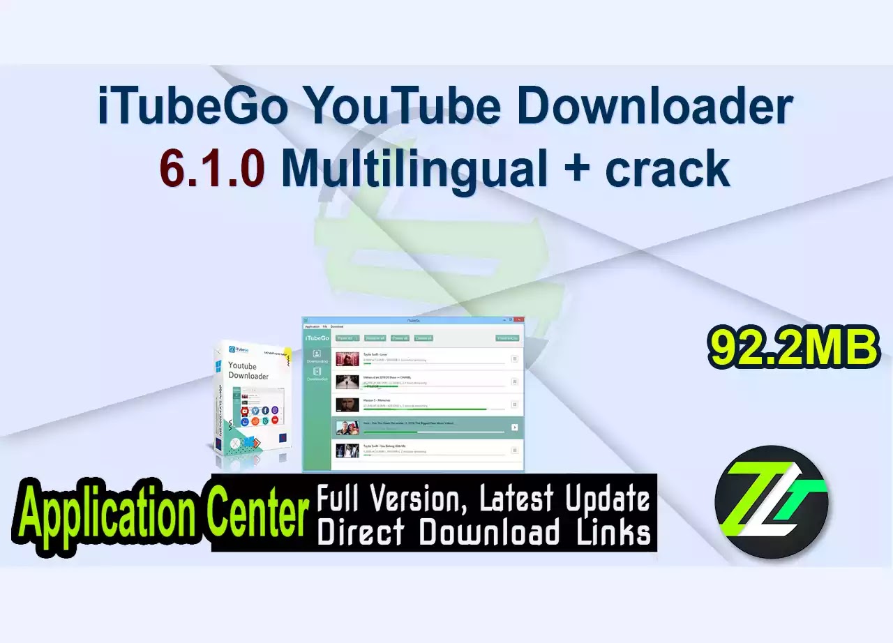 iTubeGo YouTube Downloader 6.1.0 Multilingual + crack 