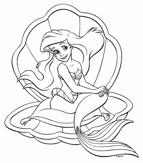 Best free beautiful mermaid coloring pages