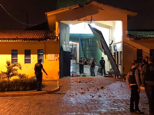 Mais de 100 detentos fogem de presídio em João Pessoa; PM é baleado na cabeça