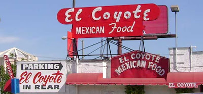 El Coyote Cafe sign