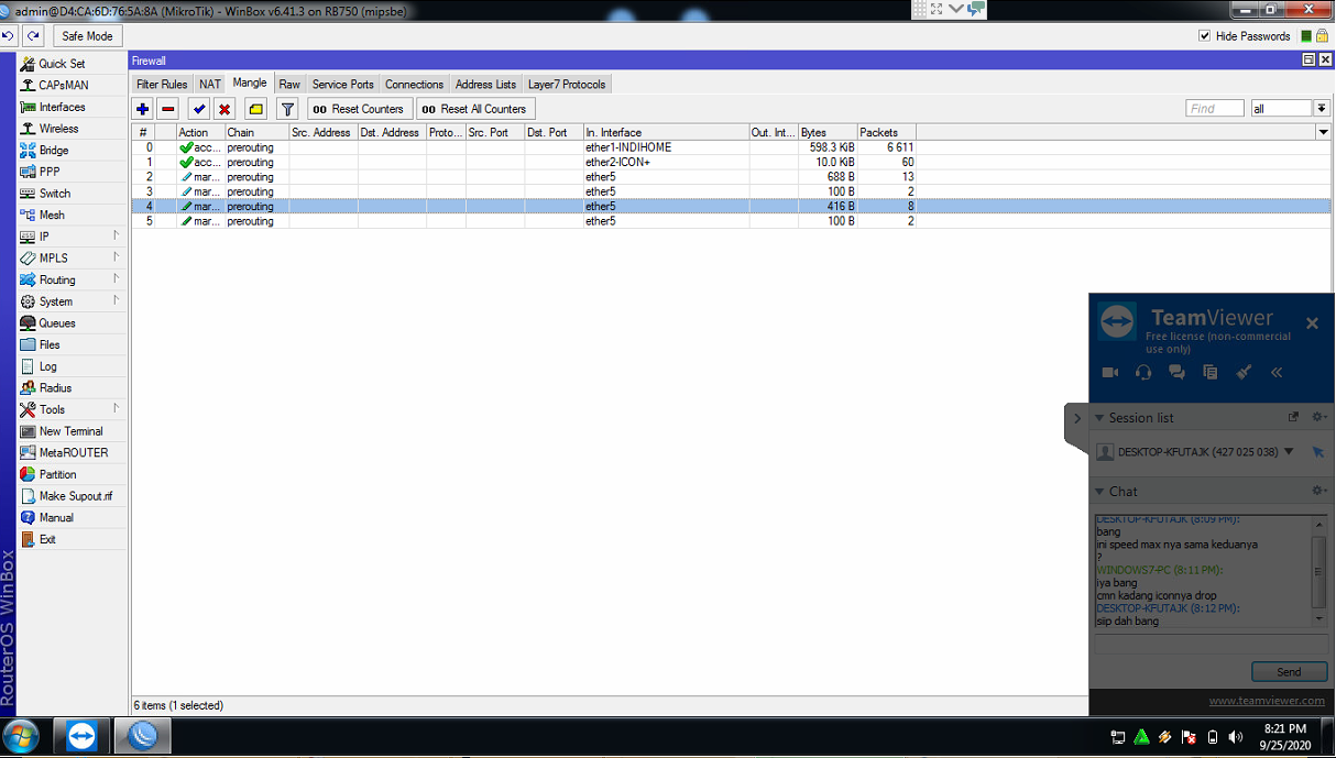 Loadbalancing PCC Berbeda ISP