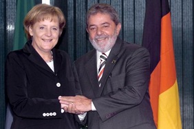 Angela Merkel e Lula