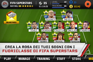 FIFA Superstars, crea la tua squadra dei sogni.