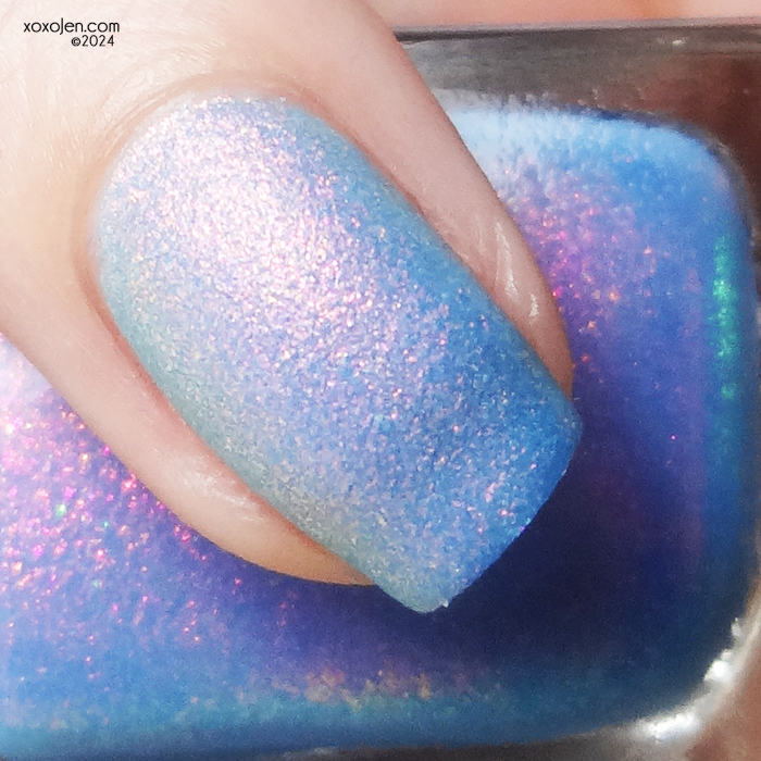 xoxoJen's swatch of Alchemy Lacquer: Sea Jellies (GITD - Limited Edition)