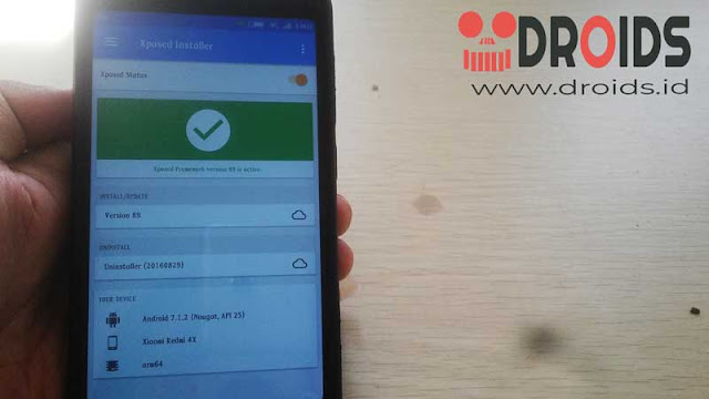  Droids ID kali ini akan menunjukkan tutorial cara instal Xposed pada Android Nougat Instal Xposed pada Rom Nougat 