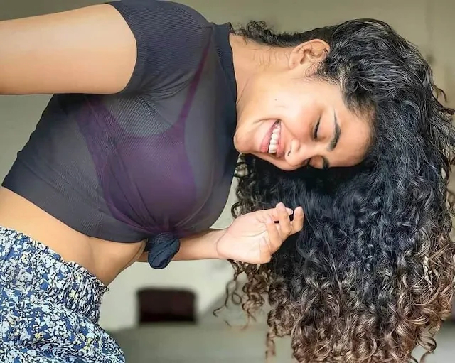 Anupama Parameswaran wearing Bra Transparent Photos