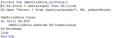 Cara Terlengkap Membuat Nota Penjualan Lengkap dengan Visual Basic 6.0 VB6