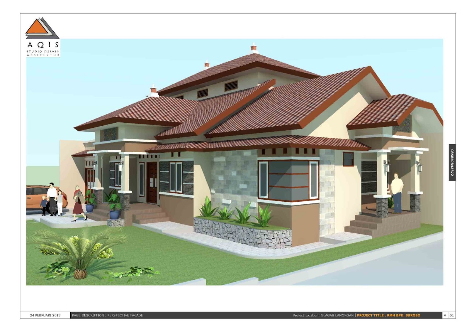 104 Denah Rumah Minimalis Pedesaan Gambar Desain Rumah Minimalis