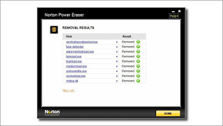 اداة التنظيف بالقوة Norton Power Eraser