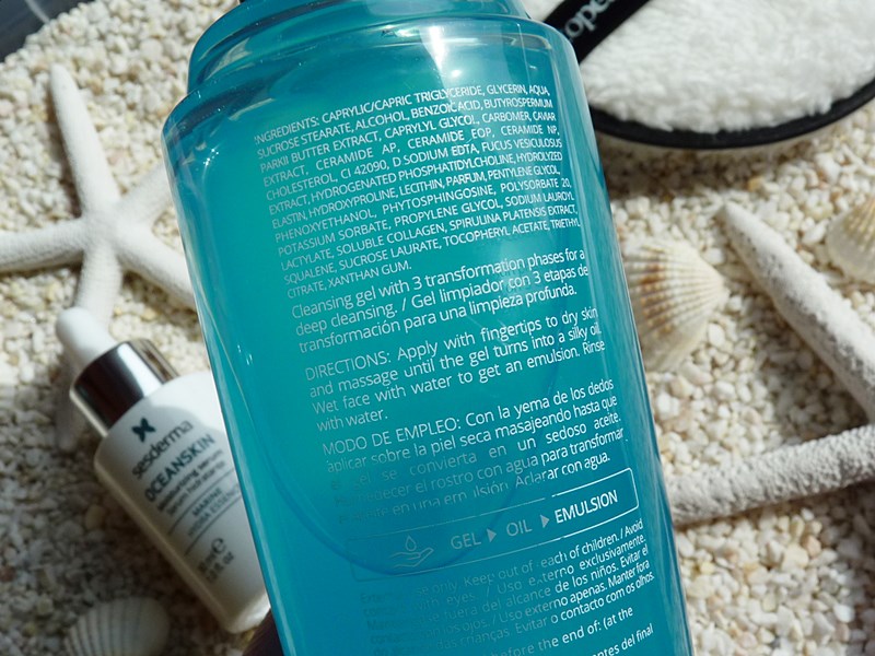 Sesderma OCEANSKIN Cleansing Gel żel myjący skład inci ingredients składniki