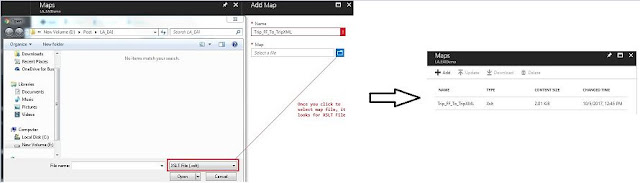 upload map in Integration Account