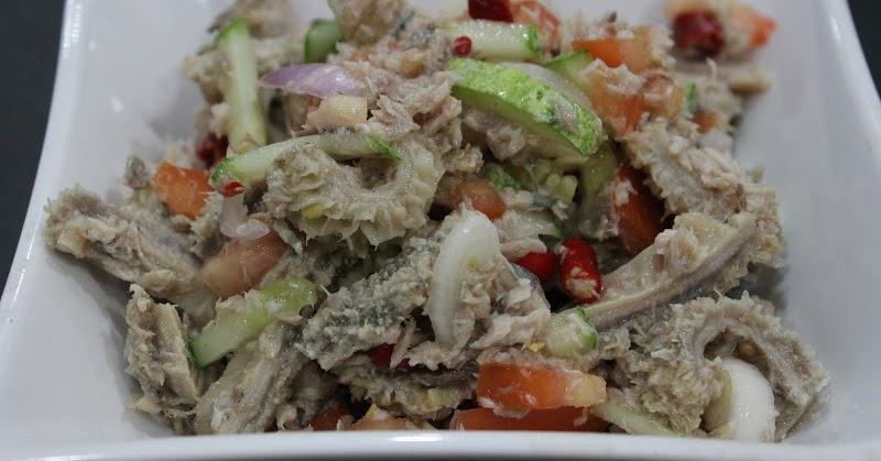 INTAI DAPUR: Kerabu Perut Kelate.