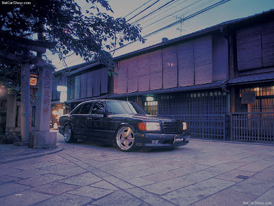 Re W126 All Black I think this is the best looking Black W126 EVER