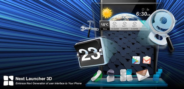 Next Launcher 3D v1.39 APK Free Download