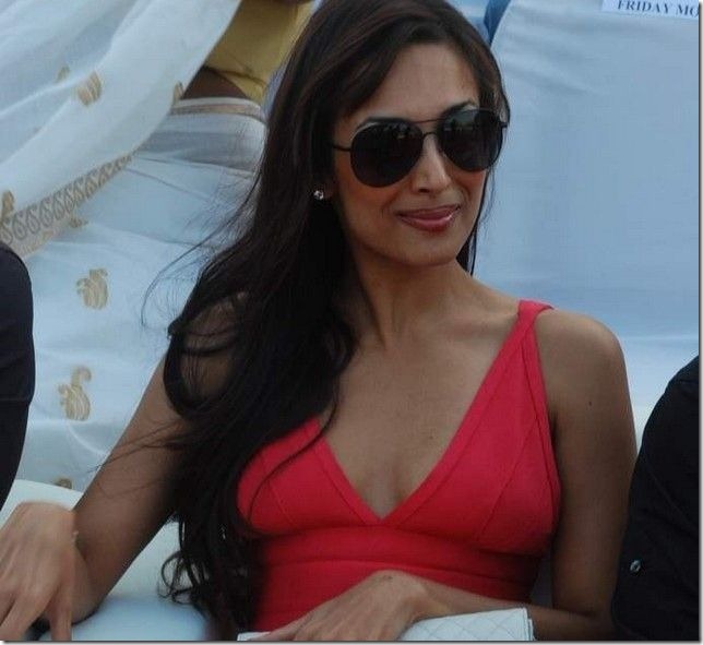 Malaika Arora in Hot Pink Dress 7