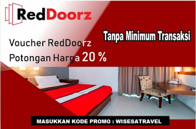 Promo 20% Hotel RedDoorz-Wisesatravel 