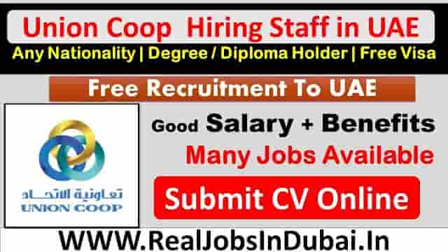 Union Coop Hypermarket Jobs In Dubai UAE 2024