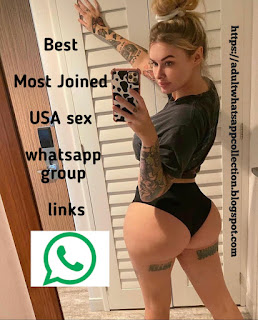 Best Most Joined USA sex whatsapp group links