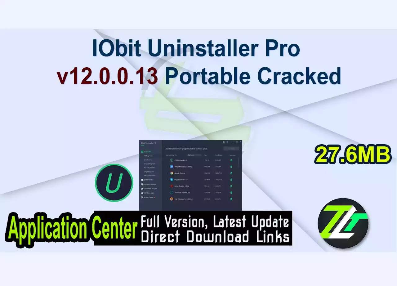 IObit Uninstaller Pro v12.0.0.13 Portable Cracked