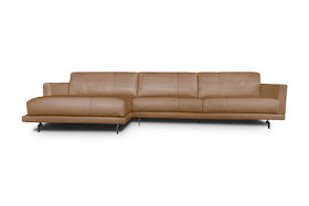 sofa con chaise longue color tostado relikua chicanddeco