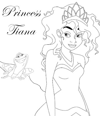 princess coloring pages