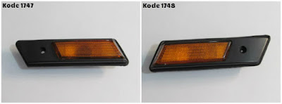 Lampu Sein Samping BMW E30 Wagon, E32 E34 E36 Facelift Kuning