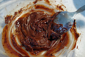 Шоколадный кекс с кабачком-приготовление