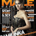 Foto DJ Milinka di Majalah MALE