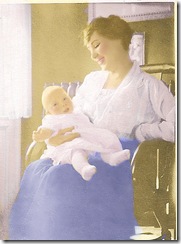 Nellie Patten (infant) and Jean Canady  1901