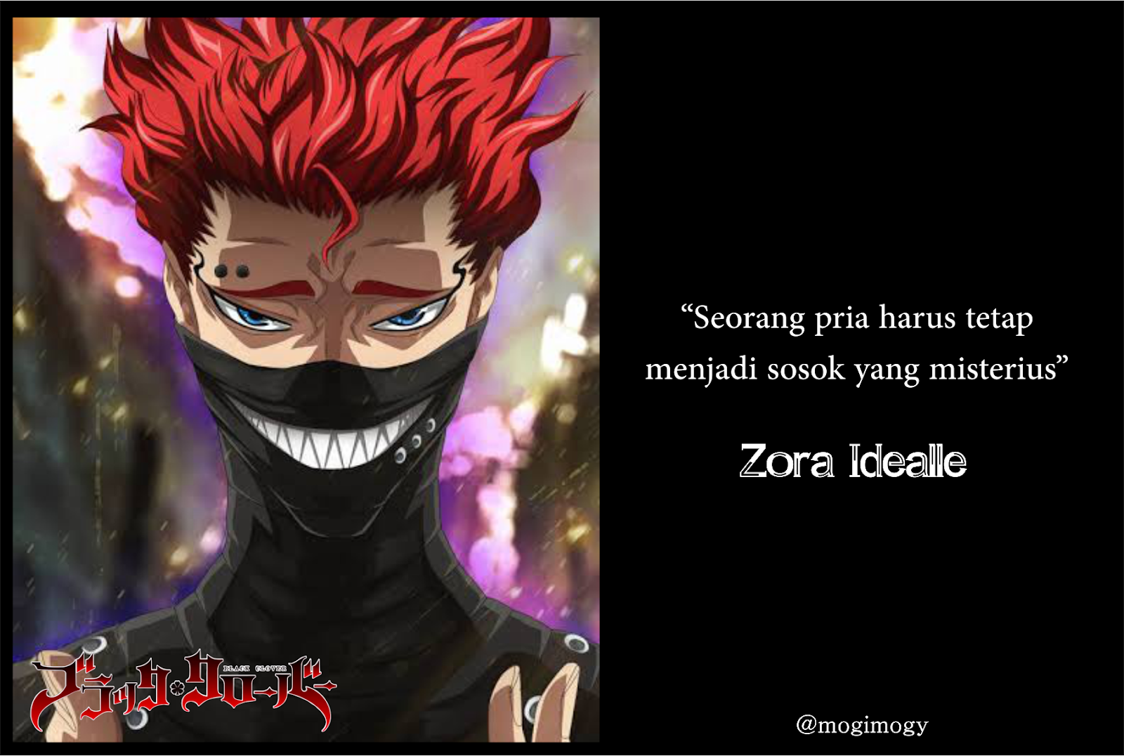 20 Kata  Bijak  dan Keren Karakter Anime  Black  Clover  MogiMogy